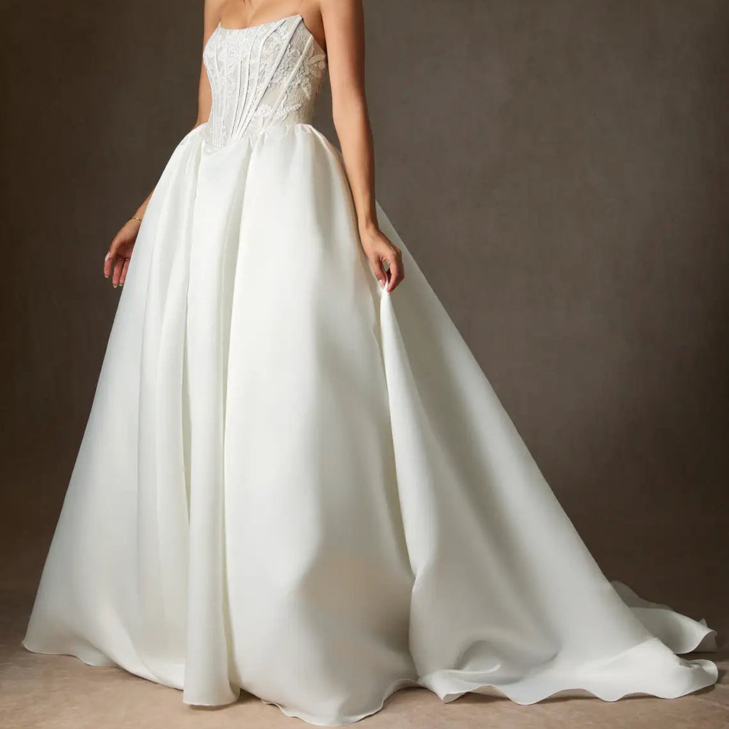 Strapless Lace Dress