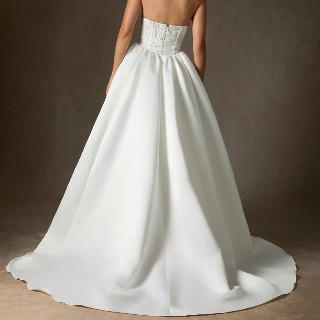 Strapless Lace Dress