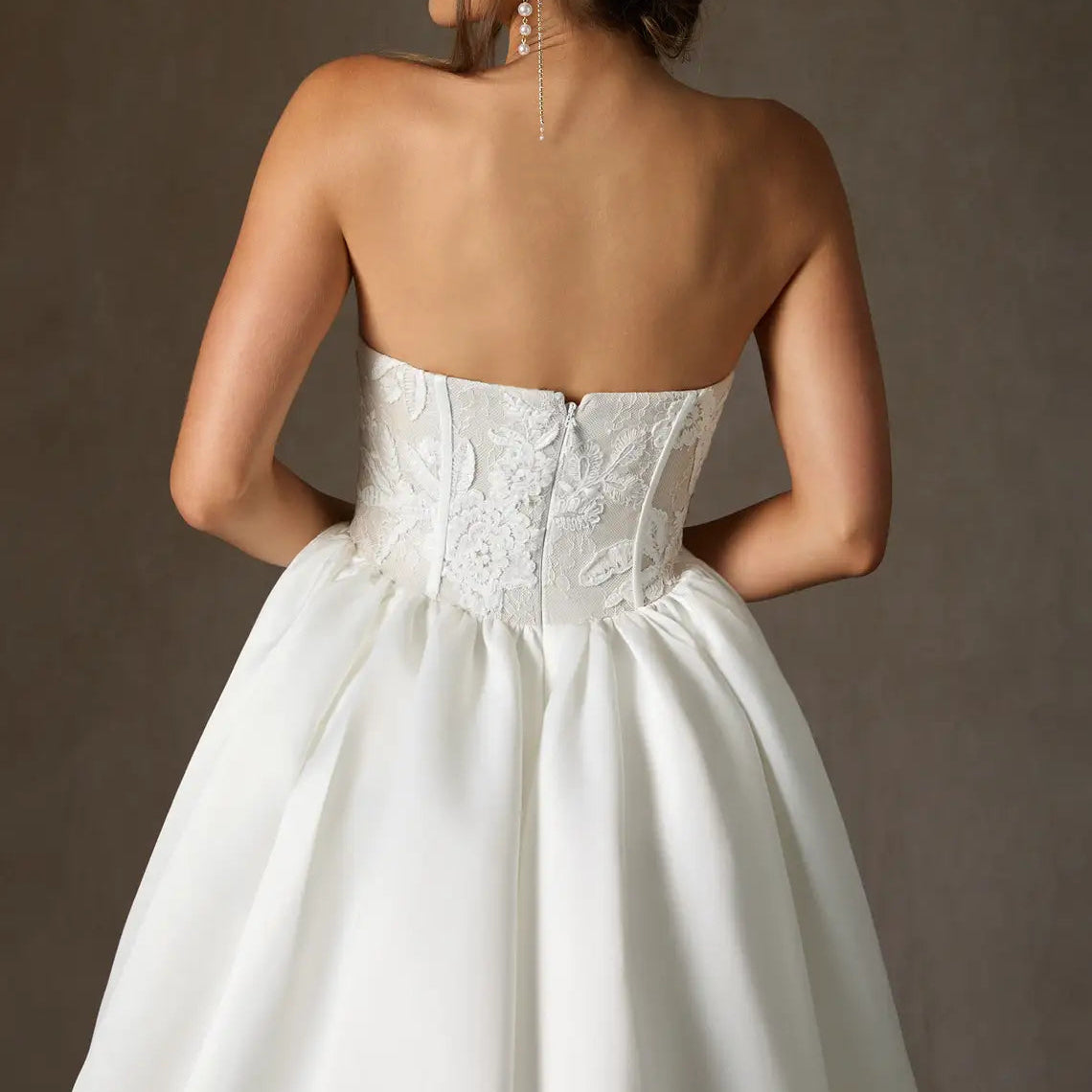Strapless Lace Dress